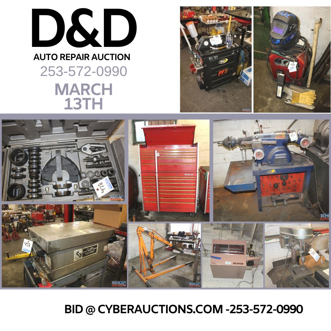 Copy of D&D Auto repair Auction (Facebook Post (Square))